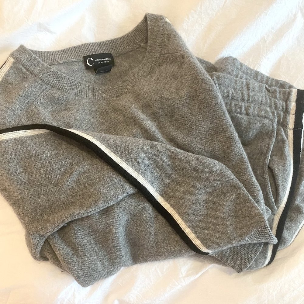 Cashmere Gray Sweater and Pants